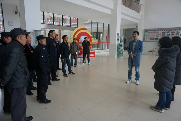 李辉副校长组织有关部门开展寒假安全大检查