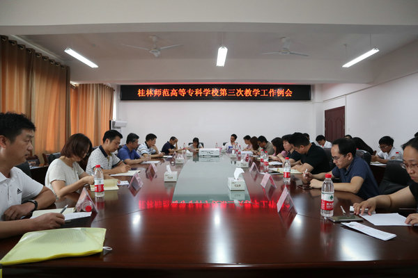 学校召开2020年度第三次教学工作例会