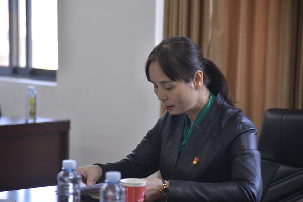 思政部主任马健芳同志交流心得体会
